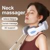 Новый электрический умный массажер для шеи 3-й передачи Глубокое расслабление Бытовой Перезаряжаемый Разминающий массажер для шеи Горячий компресс Поддержка шеи