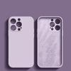 Роскошный однотонный чехол для телефона из жидкого силикона для iPhone 14 Pro Max 13 12 11 XS XR X Mini 7 8 Plus SE 6S, противоударный мягкий чехол