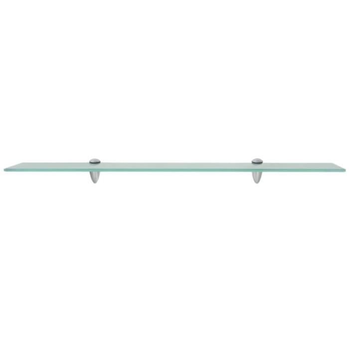 VidaXL Wall Shelves 2 Pcs Glass 80 X 10 Cm 8 Mm