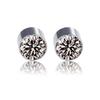 Stainless Steel Magnetic Diamond Ear Studs Clip-On Unisex No Piercing