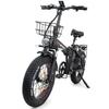 DRVETION AT20 Electric Bike 750W Motor, 48V 10Ah/15Ah/20Ah Battery, 50/65/80 KM Range, 25 KM/H Speed, 20*4.0 Inch Tires E-Bile