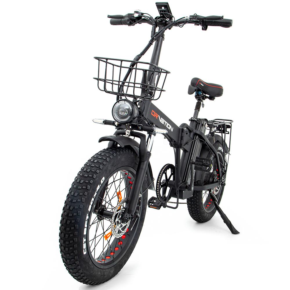 DRVETION AT20 Electric Bike 750W Motor, 48V 10Ah/15Ah/20Ah Battery, 50/65/80 KM Range, 25 KM/H Speed, 20*4.0 Inch Tires E-Bile