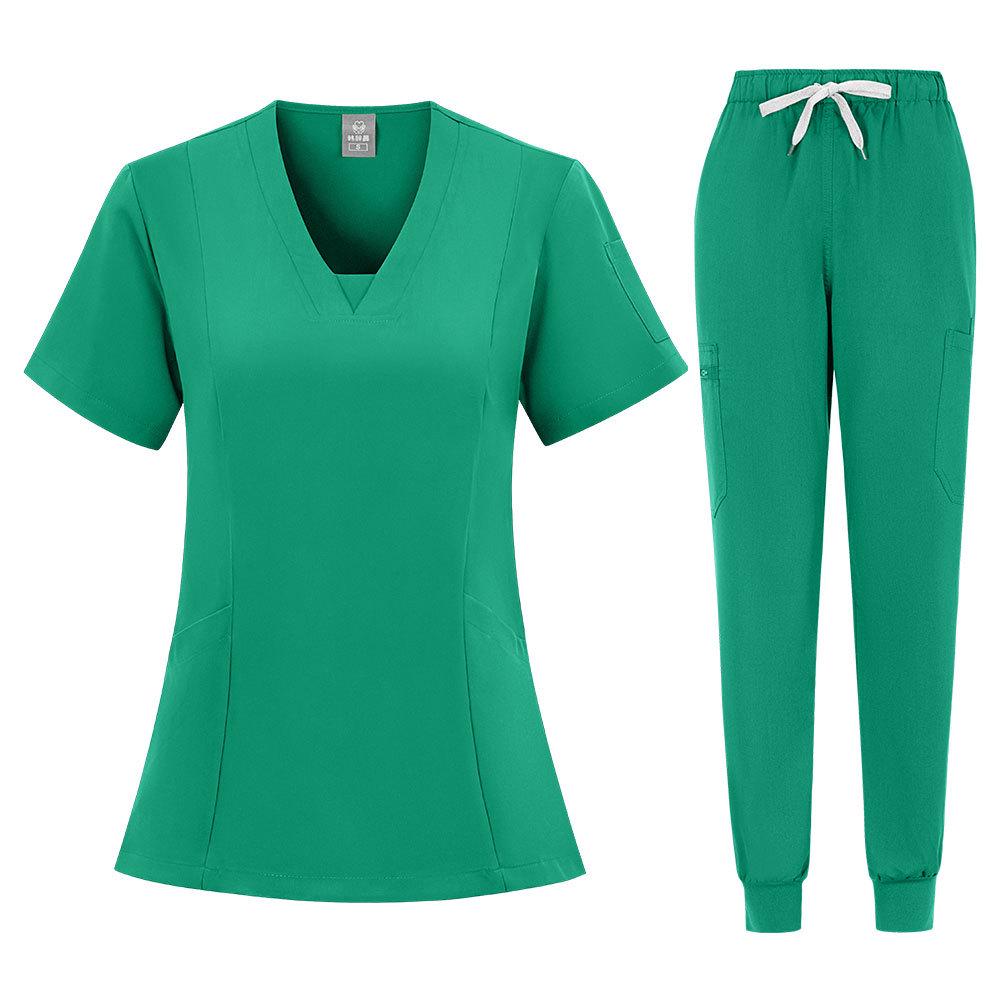 Unisex Quick-Dry Dental Scrub Suit - Nurse/Beautician Uniform Set