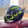 Motorcycle Helmet Uncovered Helmet Men's and Women's Full Helmet Bluetooth Personalized Four Seasons Locomotive Big Tail