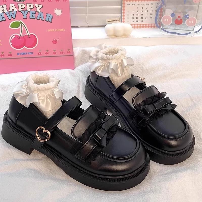 Princess shoes for girls2026Spring and autumn new collection of small leather shoes, single shoes, soft-soled shoes for students, perfect for pairing