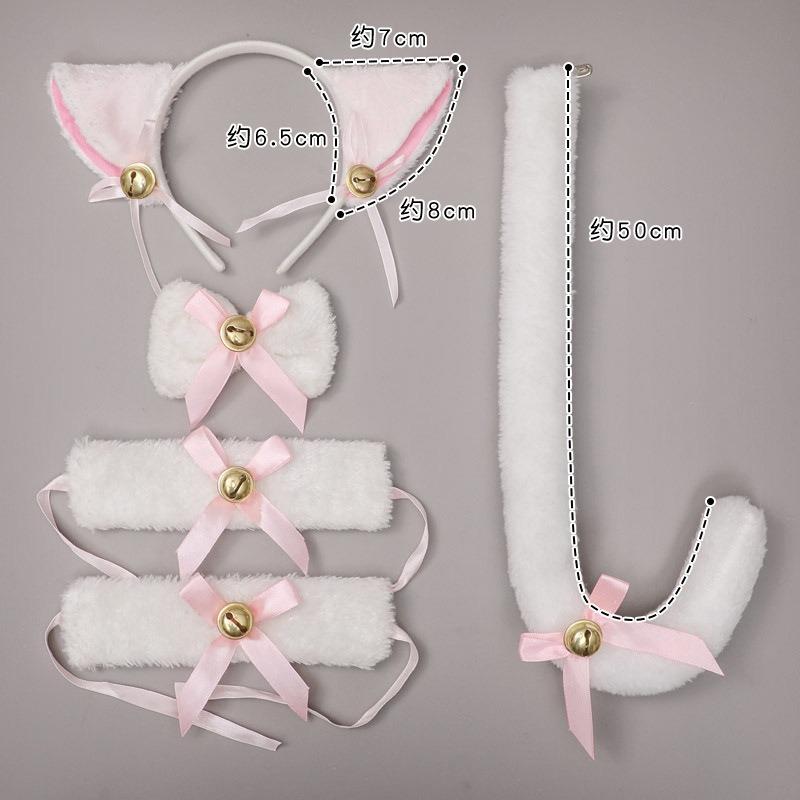 Милая заколка-олита по заводской цене, плюшевый головной убор, ручная работа, повязка на голову с кошачьими ушками и колокольчиком