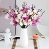 Beautiful Magnolia Bouquet 5 Prongs 20 Heads Realistic Fake Flowers for Interior Design Various Colors Available