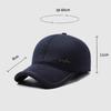Men's Cap Autumn Winter Warm Cap Middle-aged Thick Cotton Cap Outdoor Ear Protection Baseball Cap