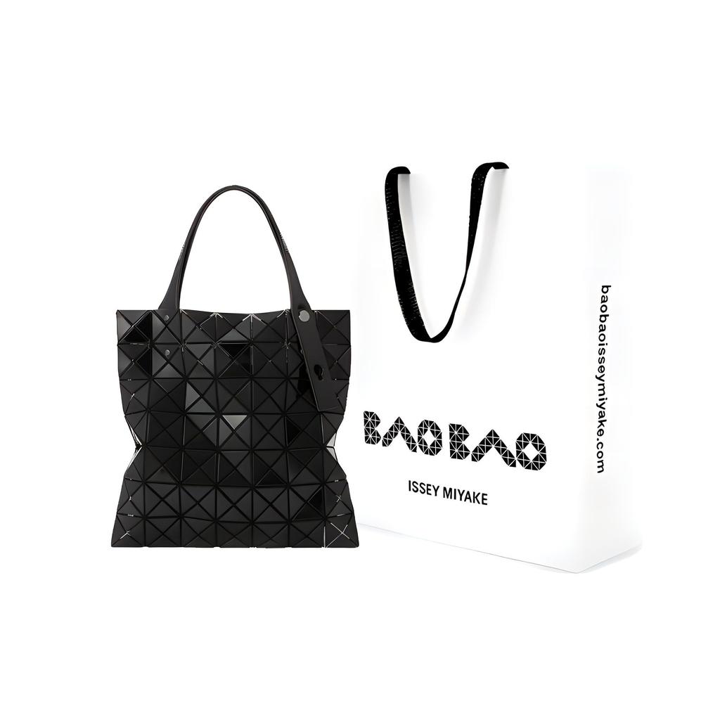 ISSEY MIYAKE Prism PVC One Shoulder Handbag Women's Black BB16-AG047-16