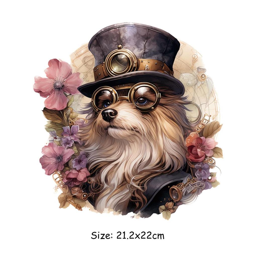 Термальная нашивка с цветами и животными, наклейки на одежду, Diy, теплопередача, Parches Ropa, нашивки на одежду, наклейки-наклейки