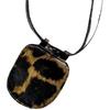 Ожерелье из замши с леопардовым принтом, ожерелье-цепочка для свитера из ПУ, мини-ожерелье, ювелирные аксессуары