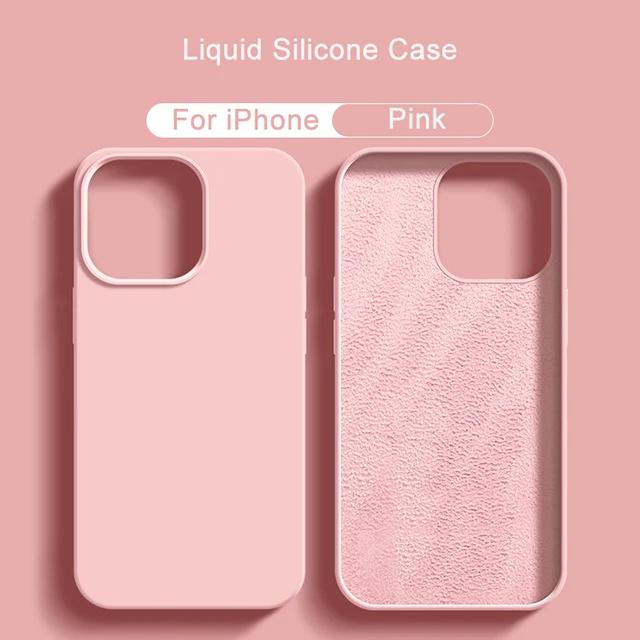 Liquid Silicone Phone Case For APPLE iPhone 16 11 13 12 14 15 Pro Max Cases iPhone 16 Pro Max Shockproof Protective Cover