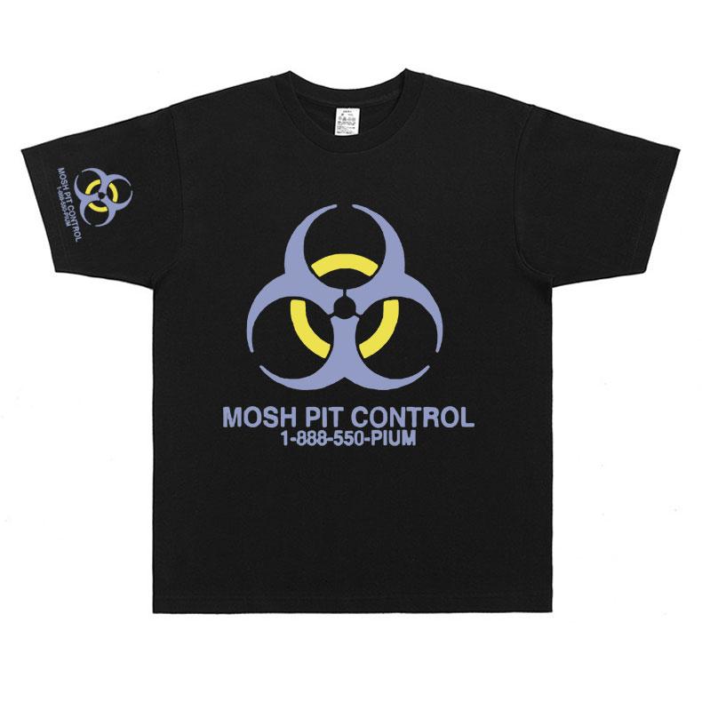 Футболка Homixide Gang Mosh Pit Control Футболка с мерчем Playboi Carti Opium Футболки HXG Унисекс Женские Хип-Хоп Большие Хлопковые Футболки