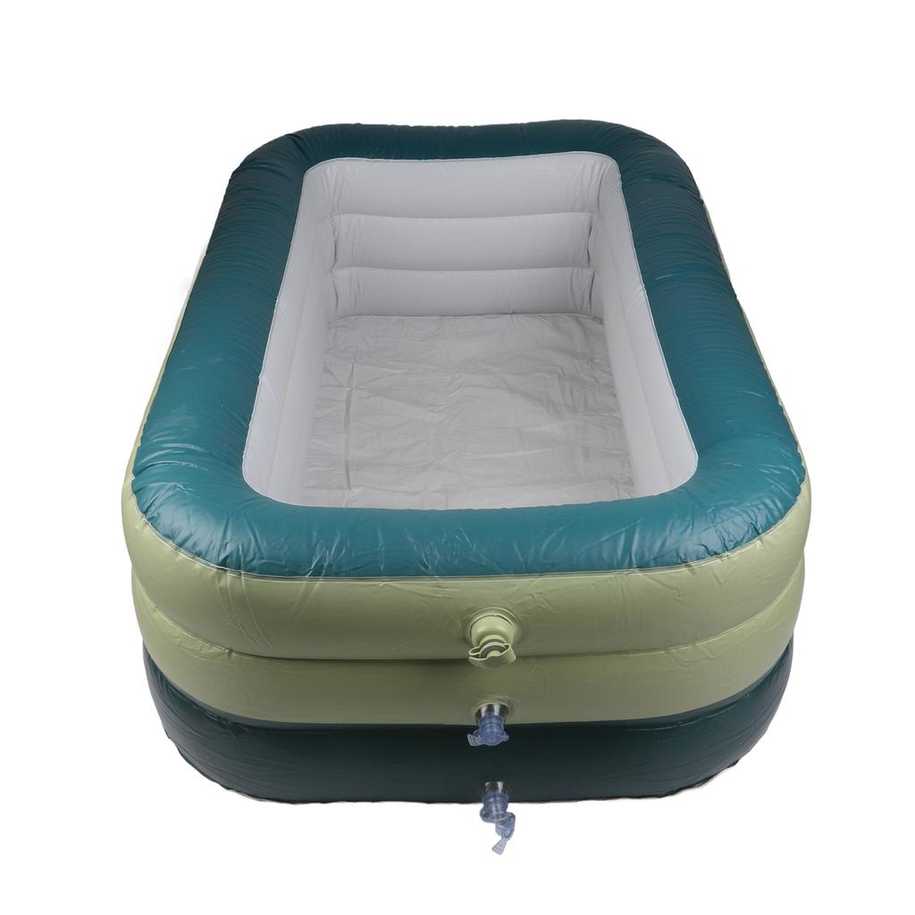 Надувной бассейн прямоугольной формы с милыми узорами, складной утолщенный бассейн из ПВХ для детей