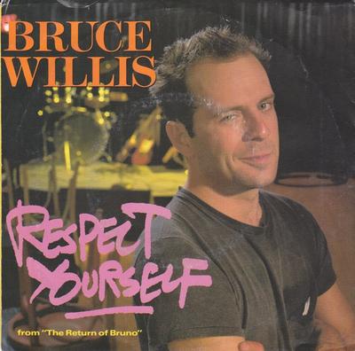 7-дюймовая пластинка БРЮС УИЛЛИС - Respect Yourself 1876 Motown 1987 Канада Соул/Фанк Б/у