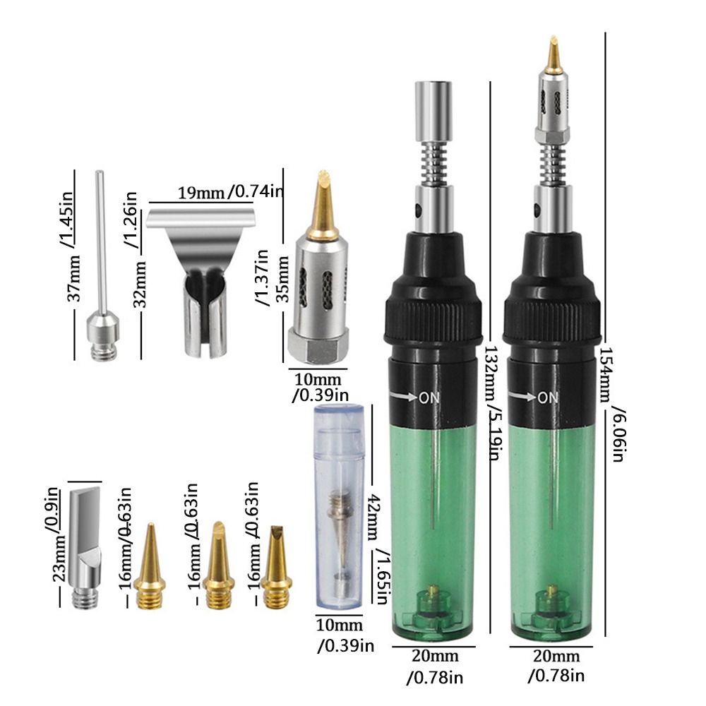 Наконечник Бутановая горелка Беспроводной паяльник Головка Сварочная ручка Газовая сварка Инструмент для пайки Паяльник