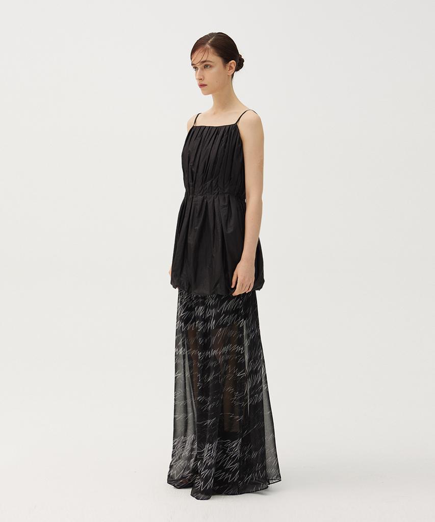 Meuameu Chiffon Layered Pants