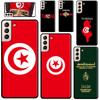 Чехол с флагом Туниса и картой для Samsung Galaxy S22 Ultra S20 S21 FE S8 S9 S10 Note 10 Plus Note 20 Ultra Cover