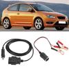 OBD2 Коннектор для сохранения памяти Автомобильный аварийный источник питания 12В Диагностический кабель Удлинитель с двумя зажимами типа "крокодил"