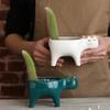 Creative Cat Shaped Flower Pots Ceramic Vase Cactus Plant Pot Home Office Tabletop Ornaments Planter Decoration