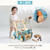 Mamimami Home Wooden Baby Fingertip 1st Celebration Present Walker, Multifunctional, Play, Wheelbarrow, Cart, Standing, Toddling, Educational, Baby,