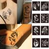 Mehndi Stickers Henna Tattoo Template Fake Tattoo Decals Body Art Sticker  Men/Women
