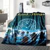 1pc The Lord of the Rings Fellowship of the Ring Flannel Blanket Soft Warm Throw for Home, Office, Travel, All-Season Cozy Bedding GiftL1024