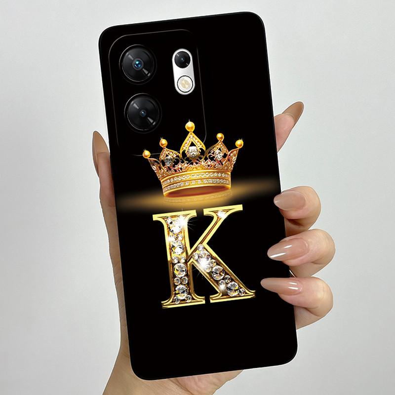 Чехол для infinix Zero 30 4G 5G Чехол X6731 Буквы Короны Мягкий Силикон Ударопрочный Чехол Для Infinix Zero30 4g Чехлы X6731B Funda