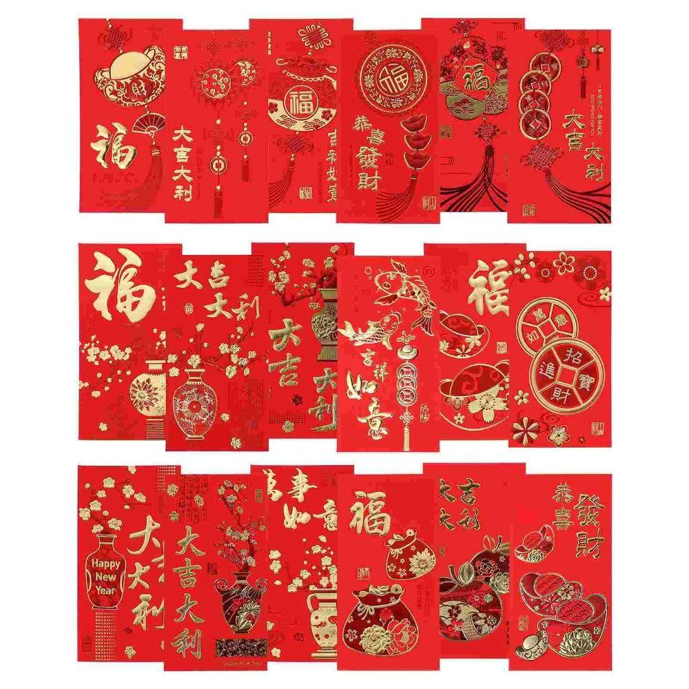 Marriage Wedding Supplie Spring Festival Printing Red Purs Red Envelopes New Year Bag Lucky Purse