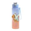 750ml Cartoon Letter Printed Lovely A-Z Water Cup Portable Children Plastic Cartoon Outdoor Sport Large Capacity Water Bottle