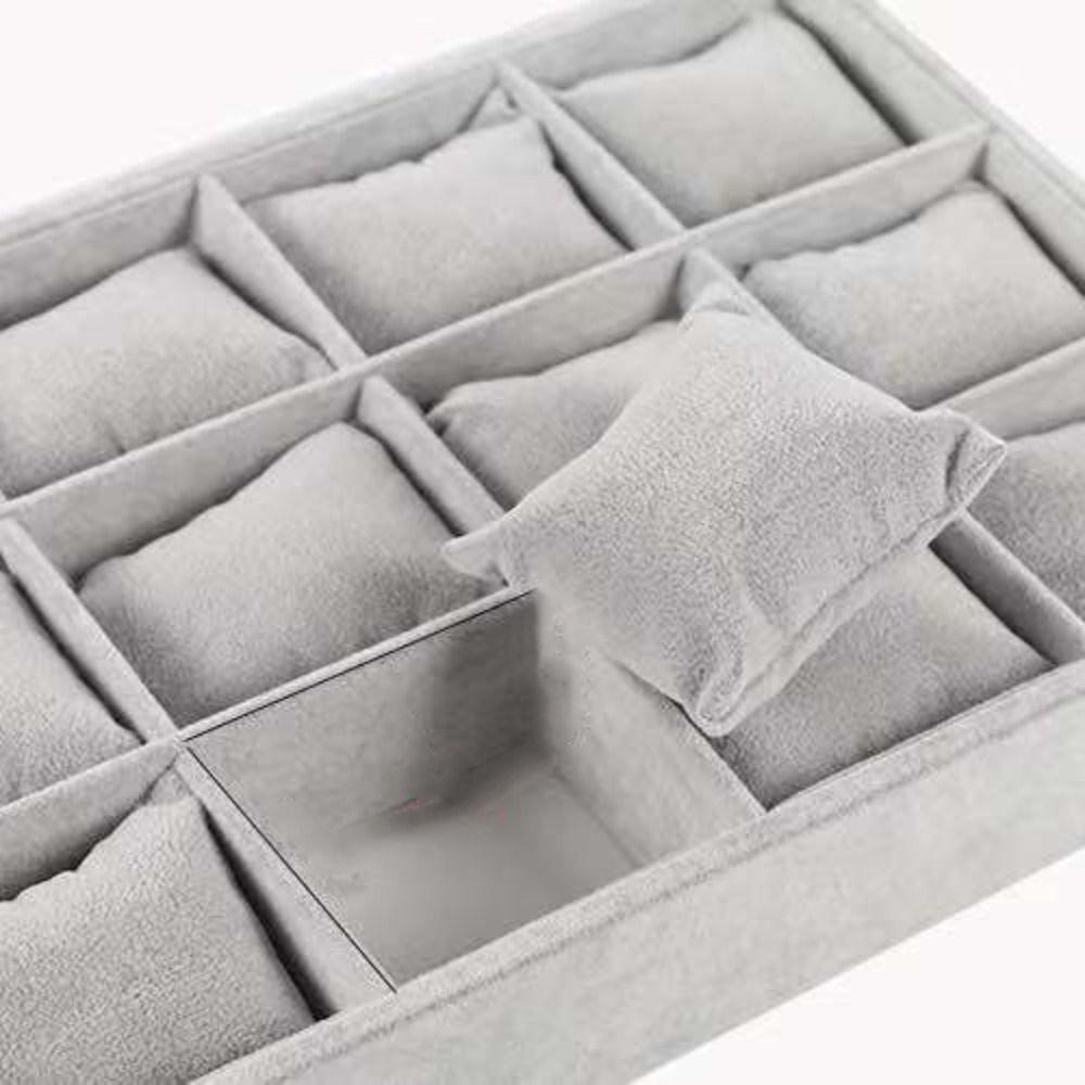 Velvet Surface Jewelry Display Trays Bracelet Display Tray Bangle Organization