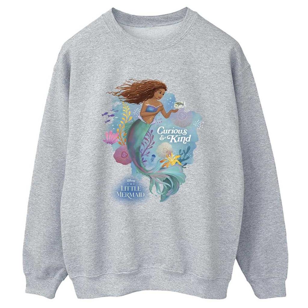 The Little Mermaid Женский/Дамский Свитшот 'Любопытный и добрый' из фильма