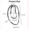Metal Fufu Clip Chastity Device Male Penis Trainingsclip Cock Cage Dick Ring Adult BDSM Bondage Sexy Toys for Man Gay 18+