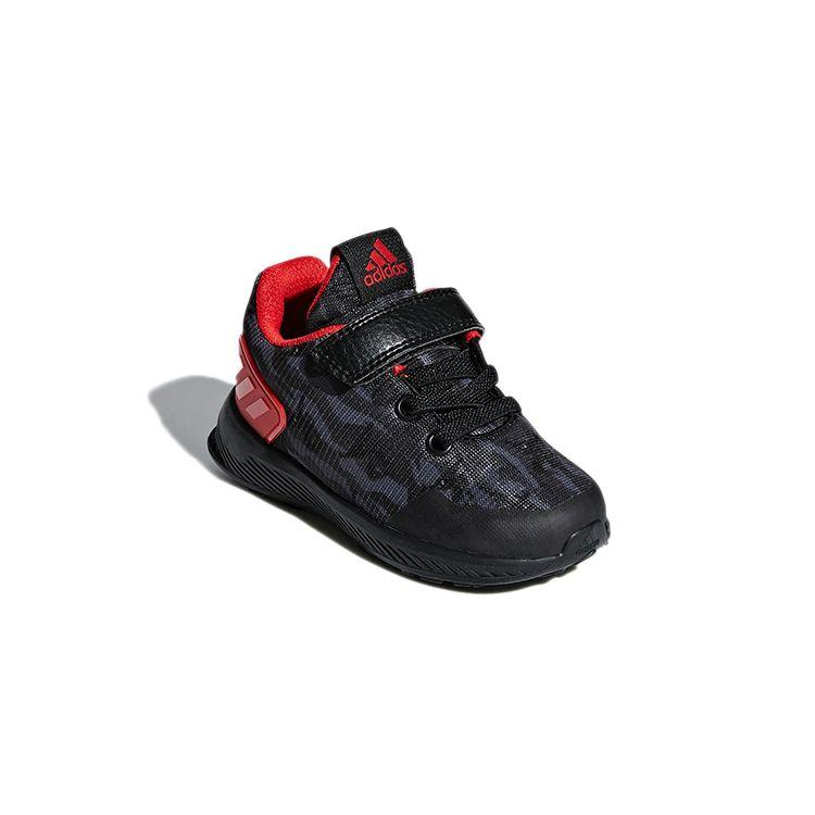 Marvel X Adidas RapidaRun EL I Spider-Man Baby Sneakers Black Core-Black Active-Red D97096