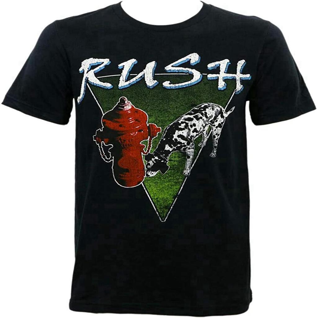 Men's Rush Signals European 1983 Tour T Shirt Black