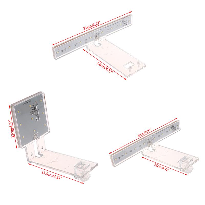 Aquarium Lamp Led Plant Light Fits Tanks Aquatic Lamp Aquarium Bracket Light