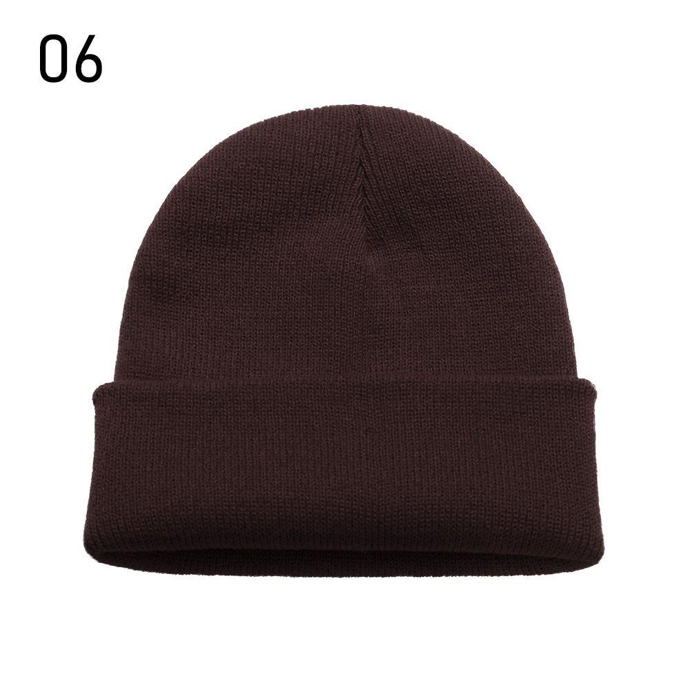 Ladies Casual Cap Woman/Men Female Beanie Caps Winter Autumn Hats Knitted Beanies Warmer Bonnet