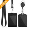 Keychain ID Holder Keychain Badge Reel Clip Silicone Lanyard Retractable Lanyards Badge Holder
