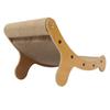 Cat Scratcher Lounge Chair Multipurpose Durable Curved Cat Scratch Pad Cat Scratching Cardboard for
