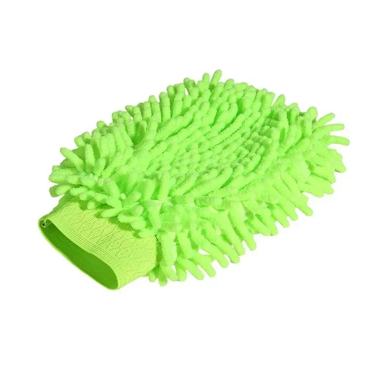 1/2PCS Car Detailing Wash Gloves Double Sided Multifunction Gloves Motorcycle Wash Tools Care Cleaning Car Accessories