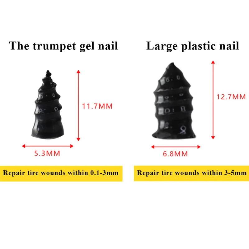 Metal Puncture Repair Kit 20Pcs Screw and Nail Tool for Vacuum Tires Quick Fix Universal Fit