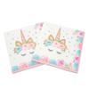 20 шт. мультяшный единорог напечатанный стол декупаж бумажные салфетки для свадьбы день рождения вечеринки принадлежности
