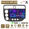 Android Carplay Car Radio For Honda Civic 2000-2006 Multimedia Player Head Unit Stereo GPS Navigation BT WIFI 4+64GB
