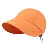 Foldable Wide Brim Ponytail Sun Hat Drawstring Adjustable Cap Summer Quick-dry Visor Fisherman Cap For Women Beach Hat