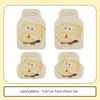 Car Foot Mat Cute Cartoon Main Driving Rear Row Cutting Wire Ring Girl Anti-Dirty Carpet Non Slip Abrasion Resistant Car Mats