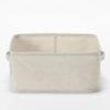 MUJI Polyester Linen Softbox, Small, Square, 35cm W x 35cm D x 32cm H