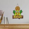 Namaste Quote Decorative Wooden Wall Hanger for Gateway | Home Decor | Office | Gifts | Bedroom | Designer Artwork Decor Items for Living Room