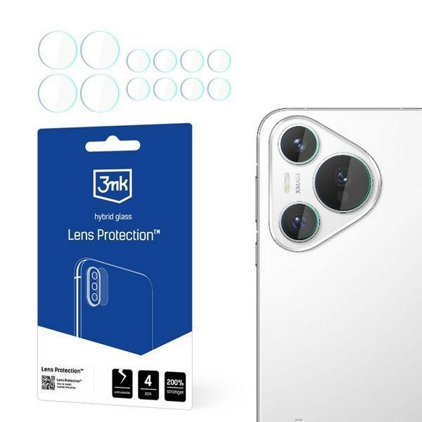 Ochrona na obiektyw do Huawei Pura 70 Pro 3MK Lens Protect 4 sztuki