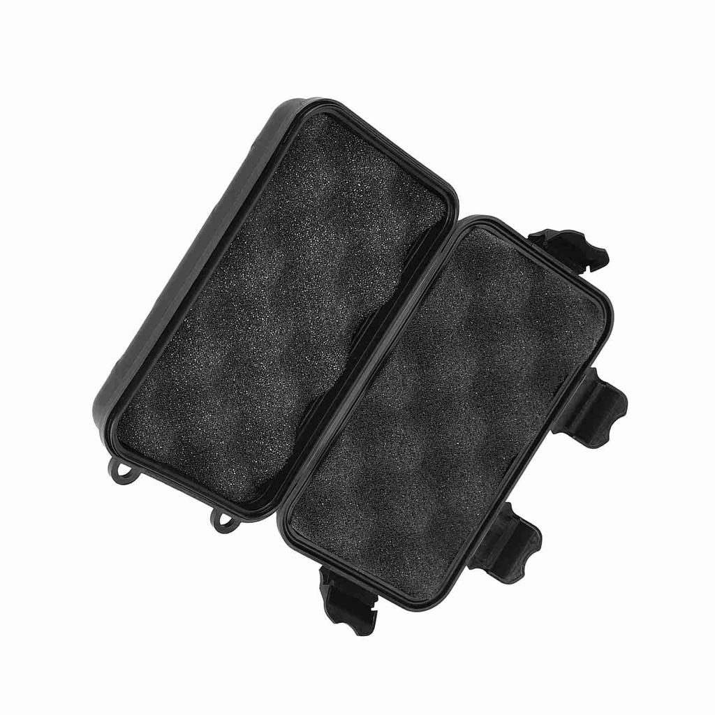 EDC Outdoor Survival Водонепроницаемый Герметичный Ящик Пылезащитный Устойчив к Давлению (Черный Маленький)