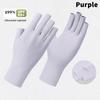 1 Pair Anti Uv Nail Gloves Uv Gel Shield Glove Half Finger Manicure Led Lamp Nail Art Salon Tools